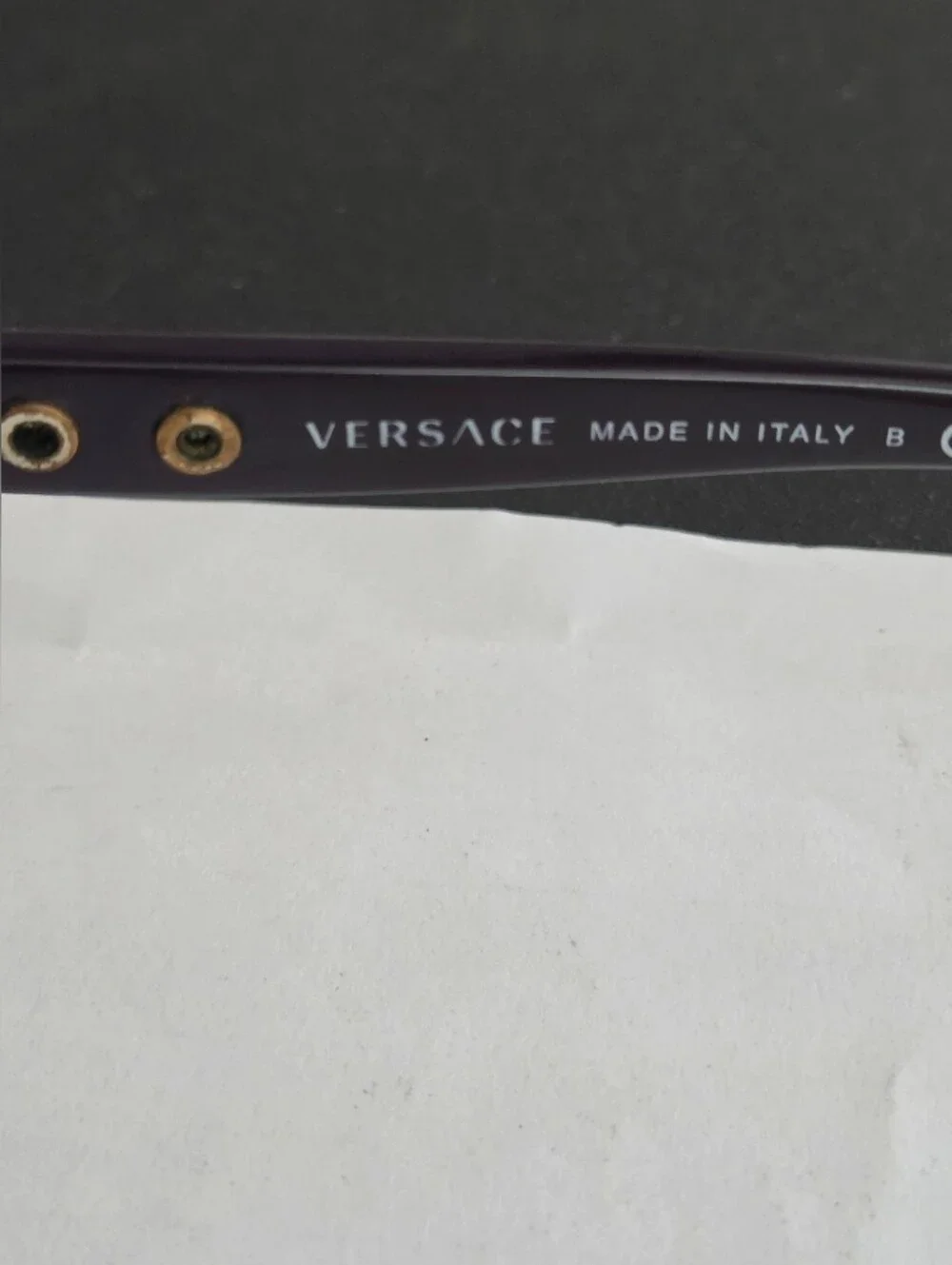 Versace VE3225 5029 Women’s Eyeglasses Transparent Violet 54-16-140 Made Italy
